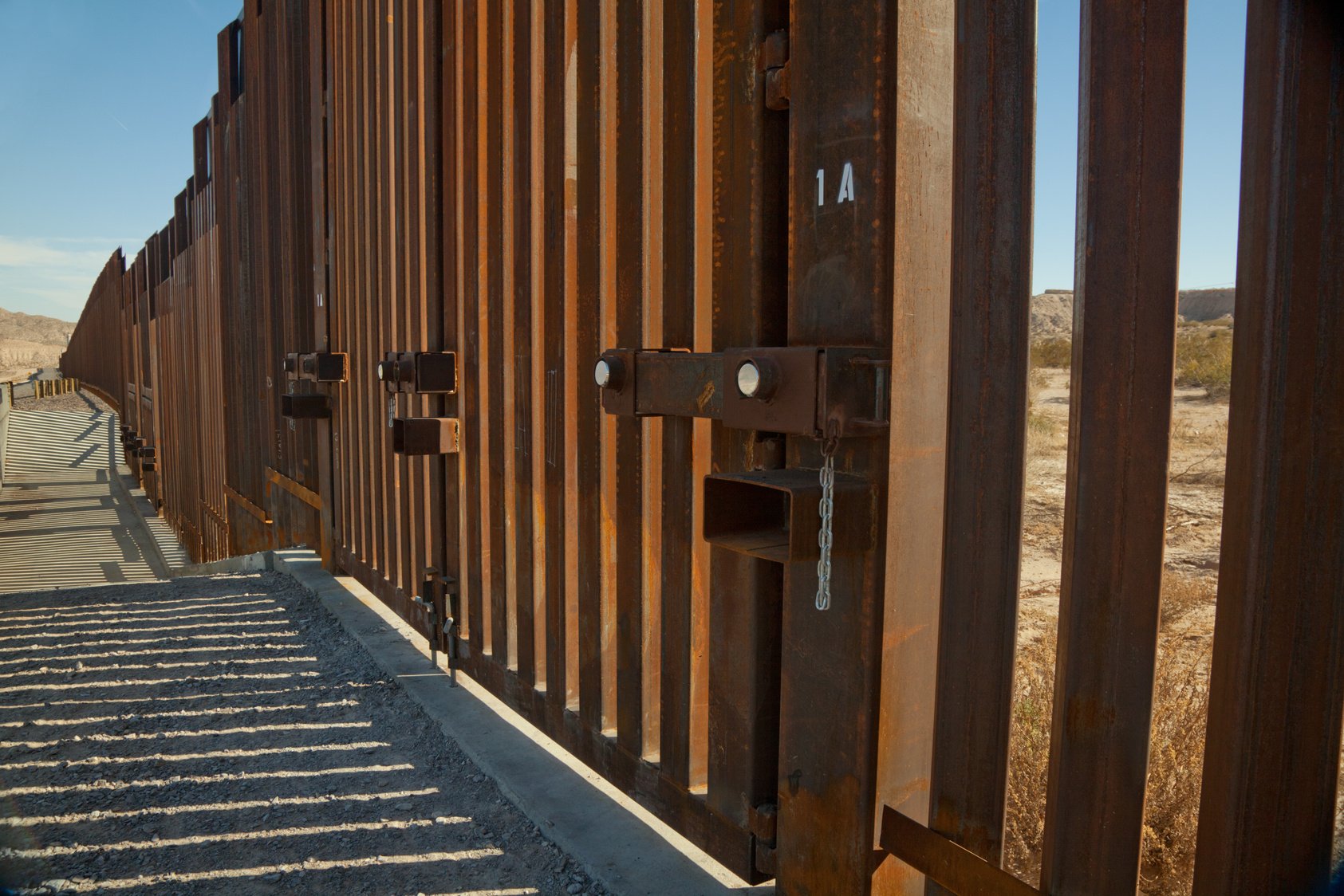 Rusty Border Wall_Fence